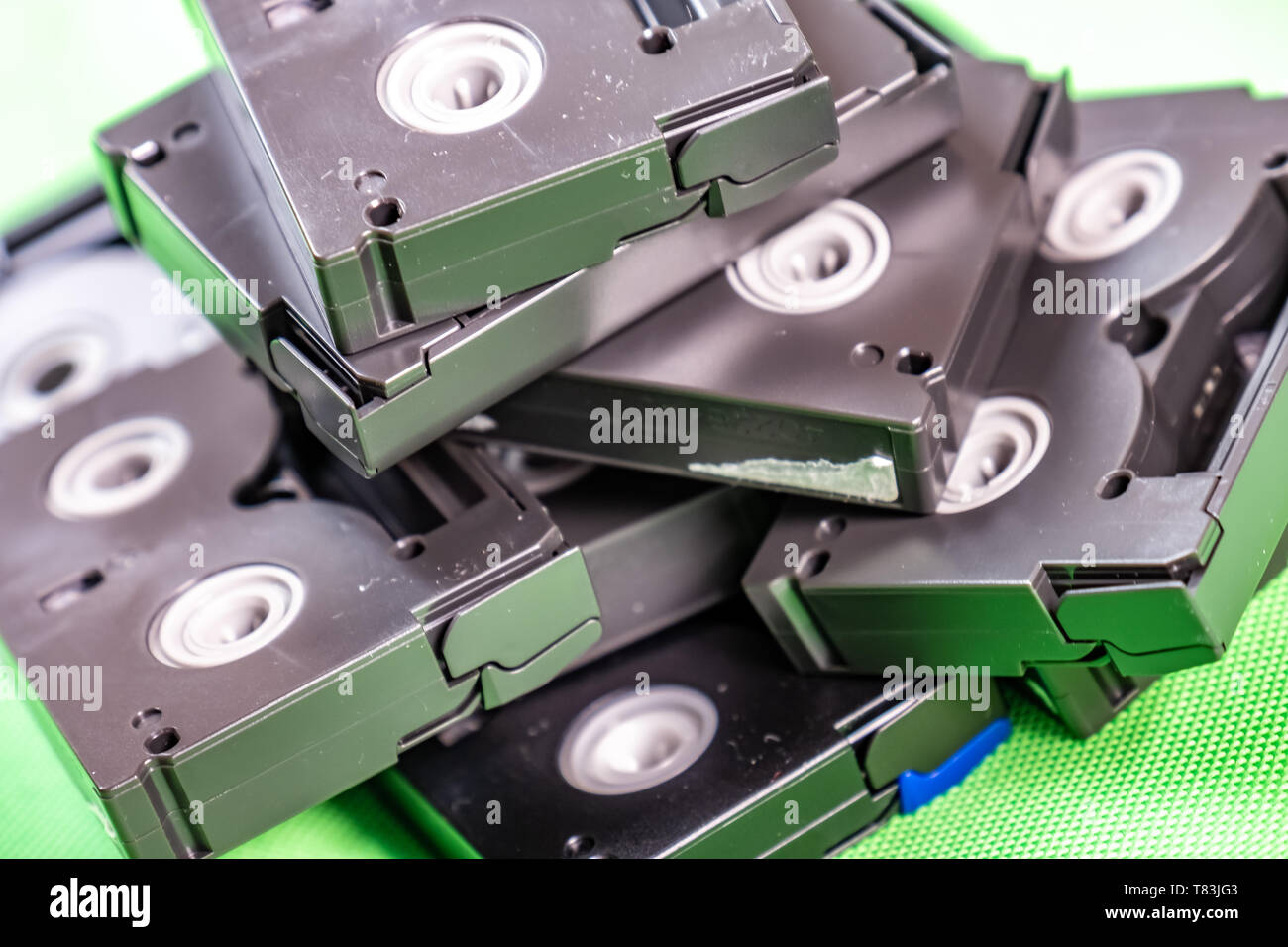 Vintage Mini DV cassette - Vintage concetto tecnologico. Foto Stock