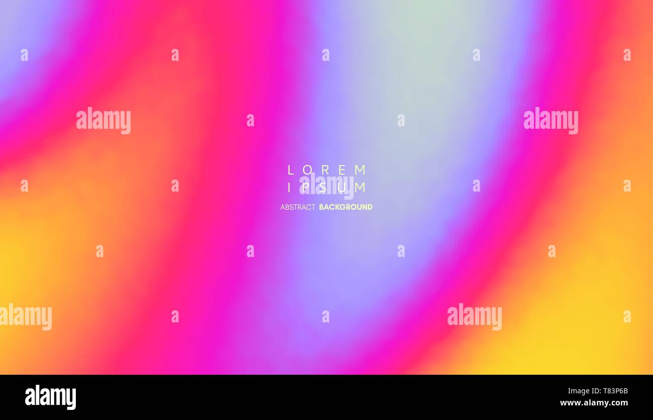Abstract sfocato colore di sfondo. Schermata di moderno design vettoriali per mobile app. Gradienti alla moda. Illustrazione Vettoriale