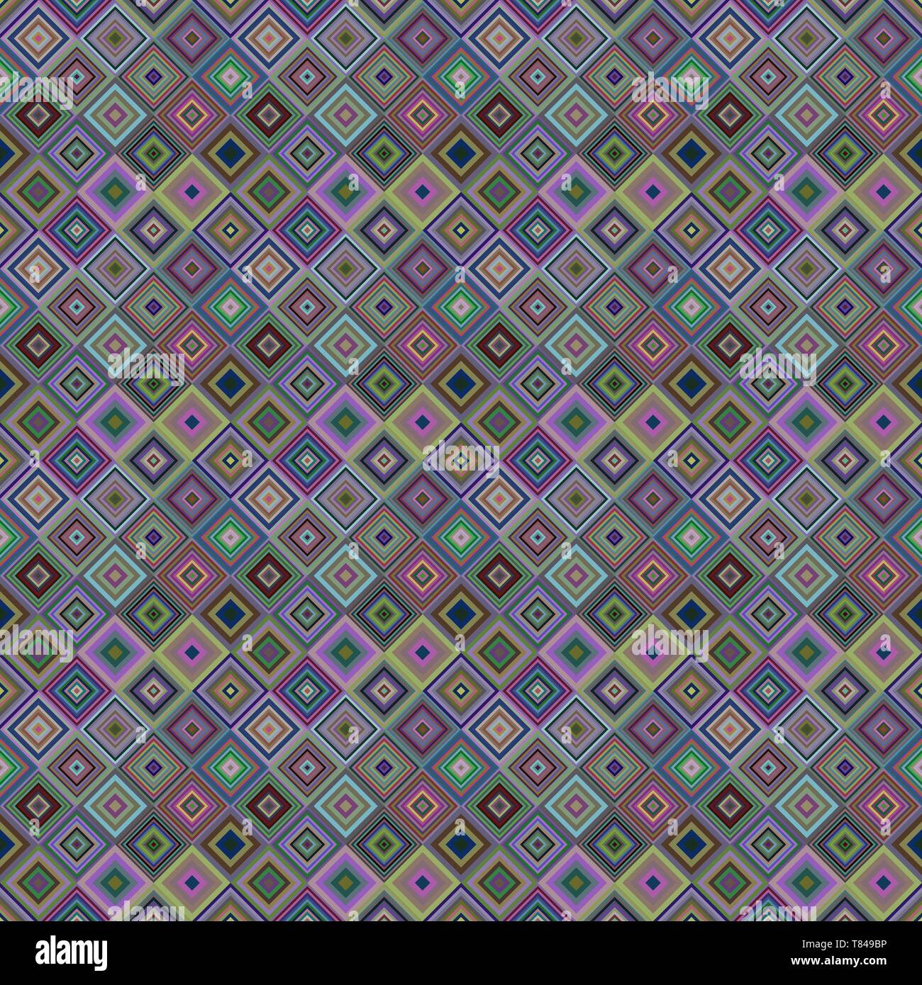 Diagonale geometrica quadrata pattern a mosaico sullo sfondo - graphic design Illustrazione Vettoriale