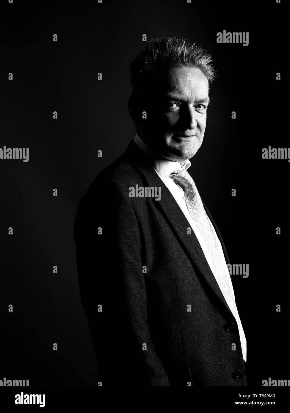 Giles Milton al oldie pranzo letterario 07/05/19 Foto Stock