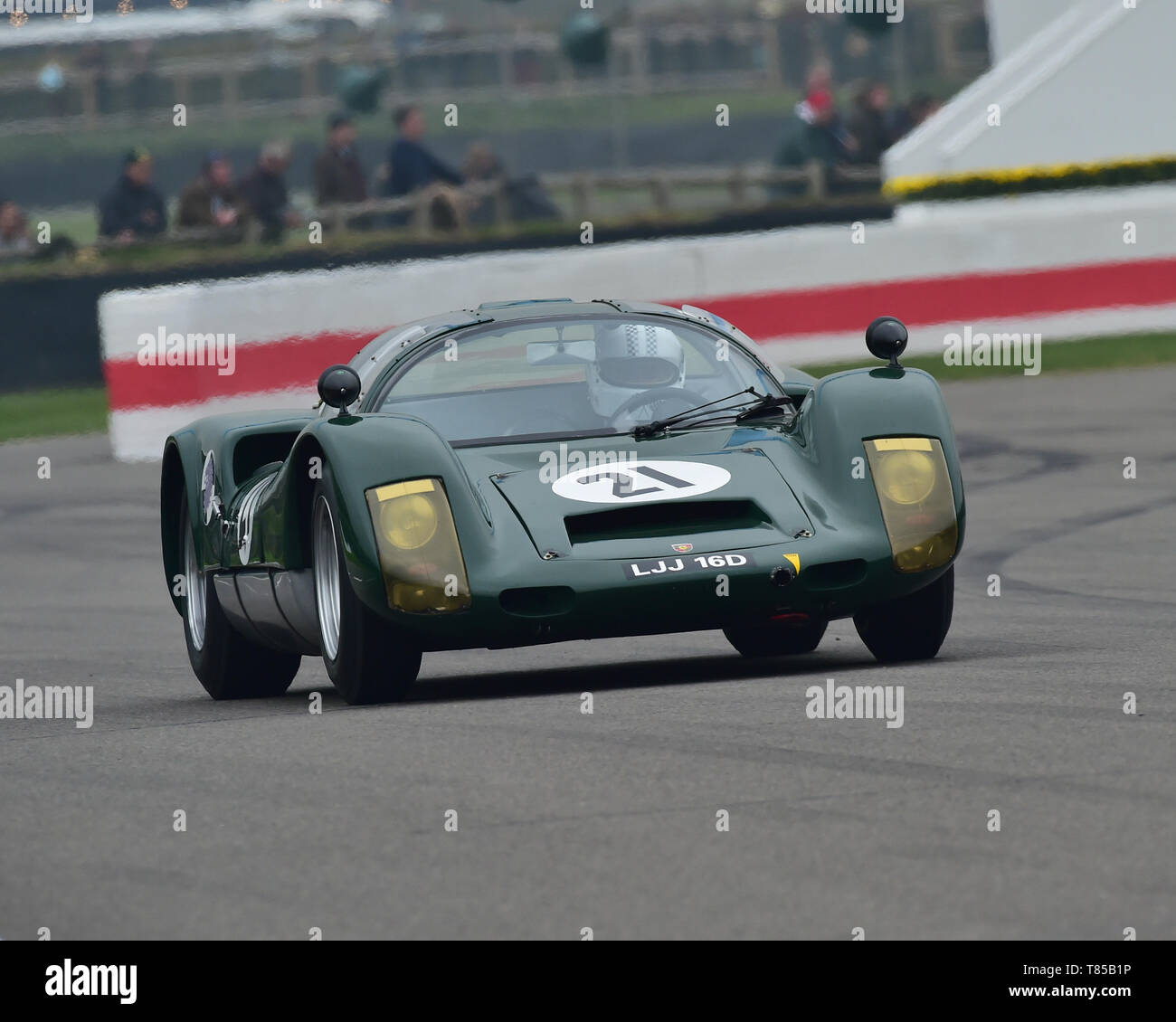 Franck Trouillard, Porsche 906, Gurney Cup, sport prototipi, 1960 al 1966, 77th Assemblea dei Soci, Goodwood, West Sussex, in Inghilterra, aprile 2019, Autospo Foto Stock