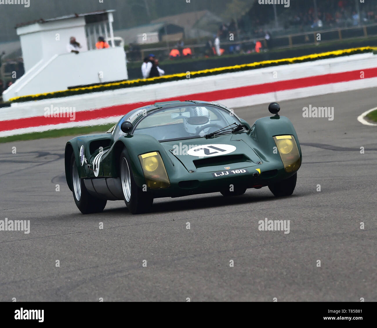 Franck Trouillard, Porsche 906, Gurney Cup, sport prototipi, 1960 al 1966, 77th Assemblea dei Soci, Goodwood, West Sussex, in Inghilterra, aprile 2019, Autospo Foto Stock