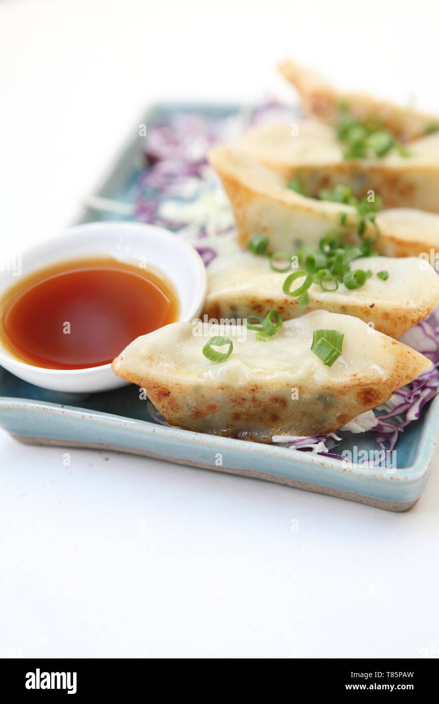 Gyoza Foto Stock