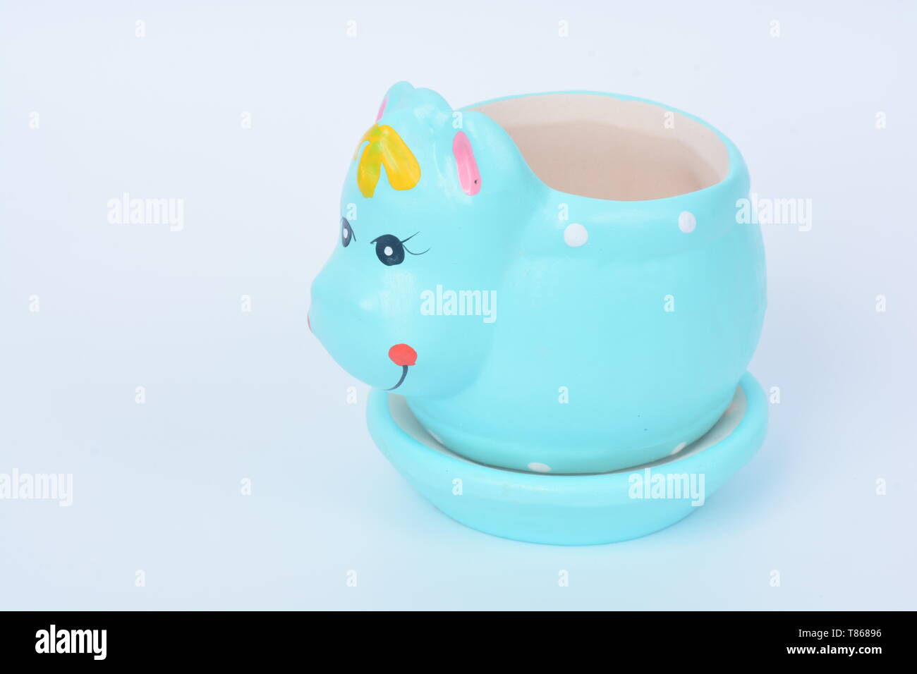 Vaso, il vaso di fiori, o pianta del vaso è un contenitore in cui i fiori e altre piante sono coltivate e visualizzato. Storicamente, e ancora a un signifi Foto Stock