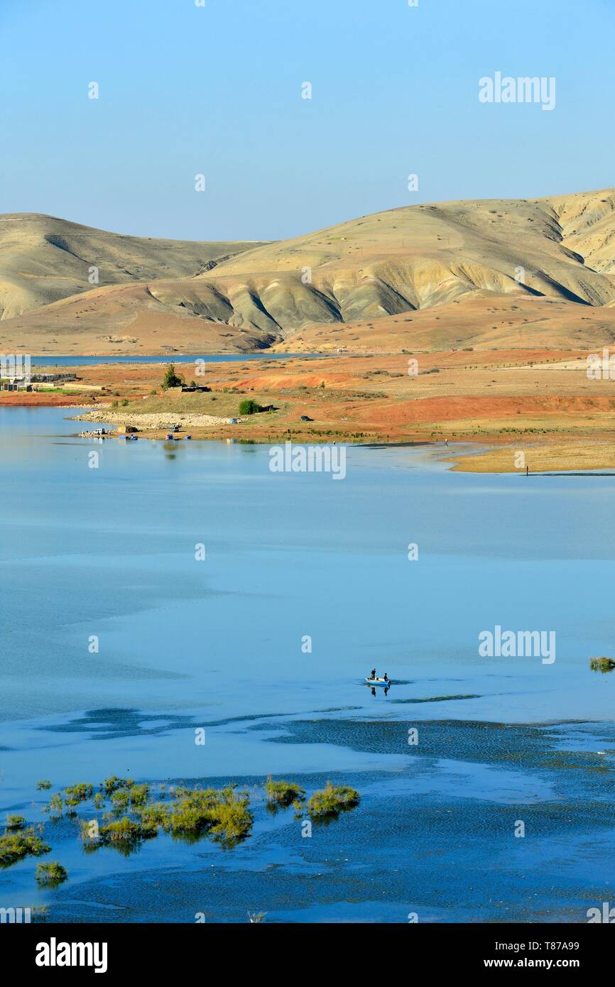 Il Marocco, Meknes Tafilalet Regione, Sidi Chahed dam Foto Stock