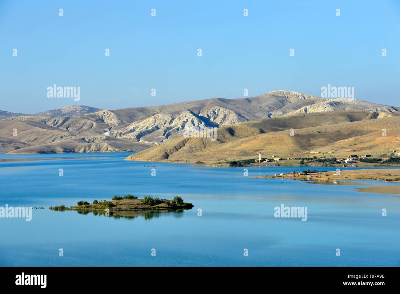 Il Marocco, Meknes Tafilalet Regione, Sidi Chahed dam Foto Stock