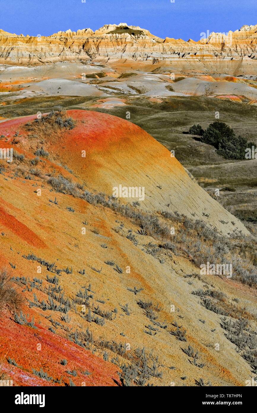 Stati Uniti, South Dakota, Parco nazionale Badlands Foto Stock