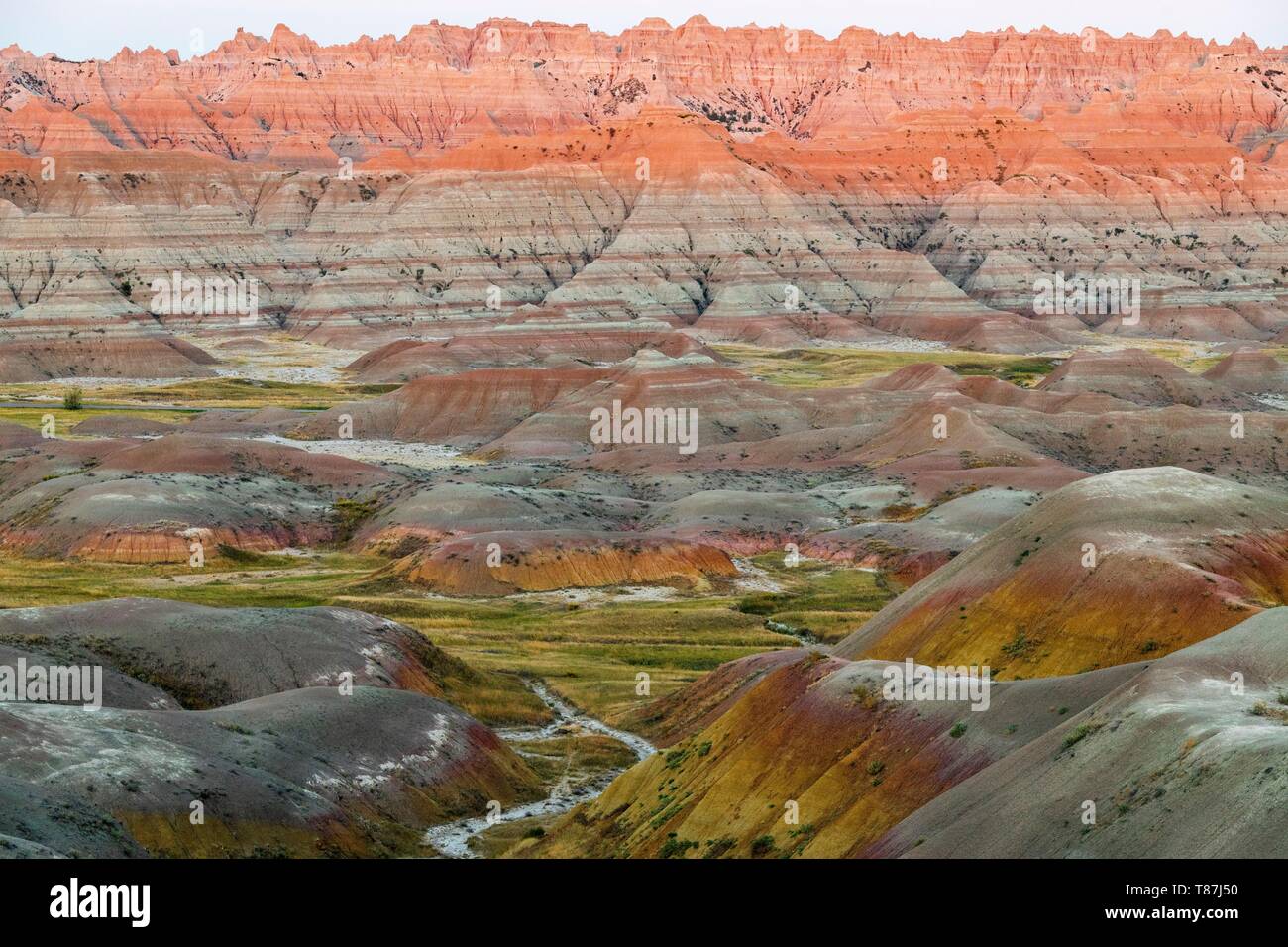 Stati Uniti, South Dakota, Parco nazionale Badlands Foto Stock
