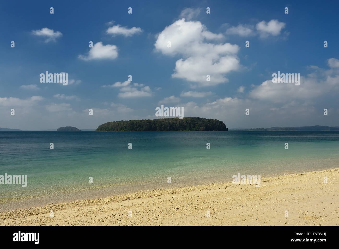 Spiaggia di Long Island, Andaman e Nicobar, India Foto Stock