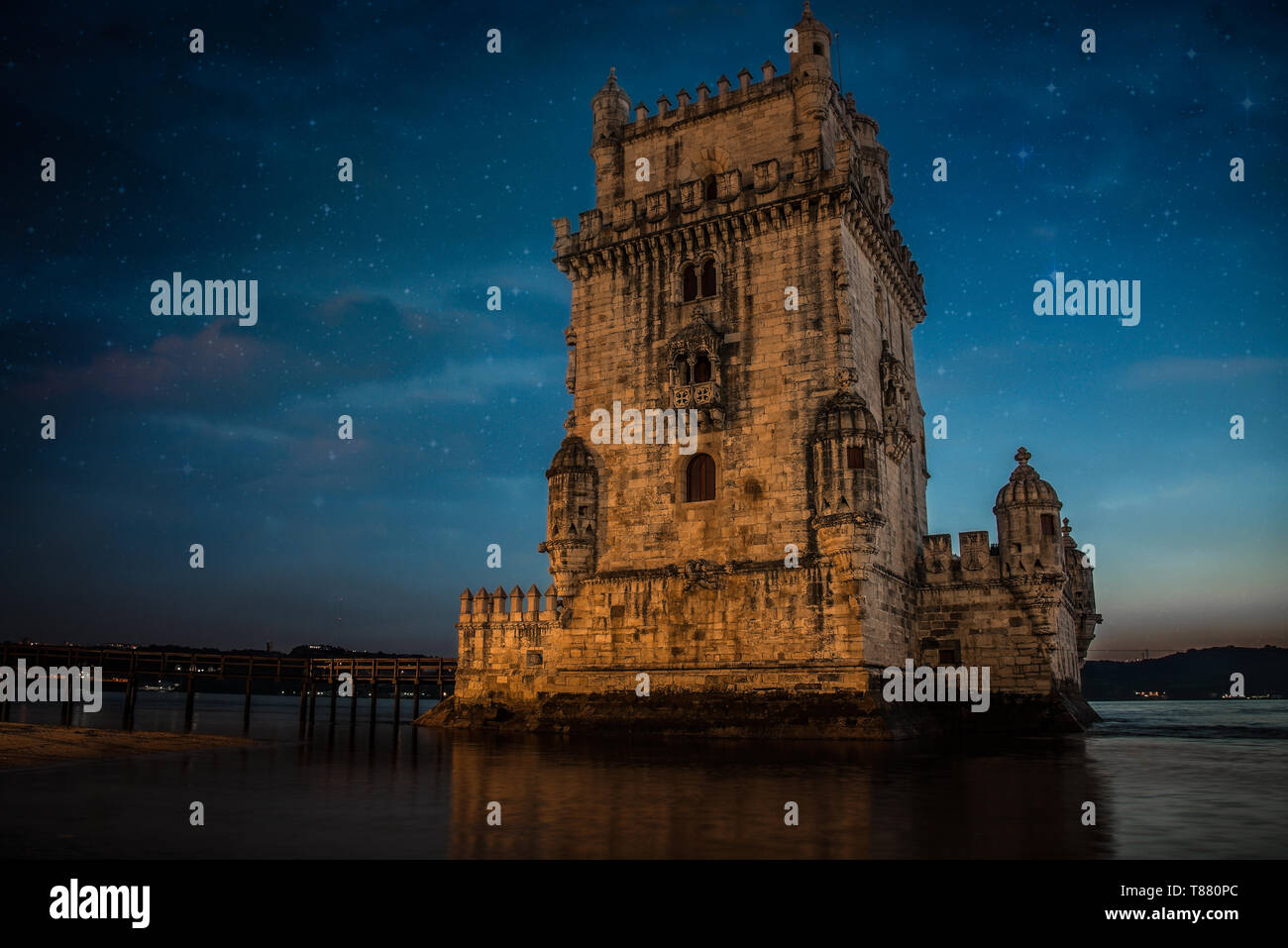 Torre de Belém portogallo Foto Stock