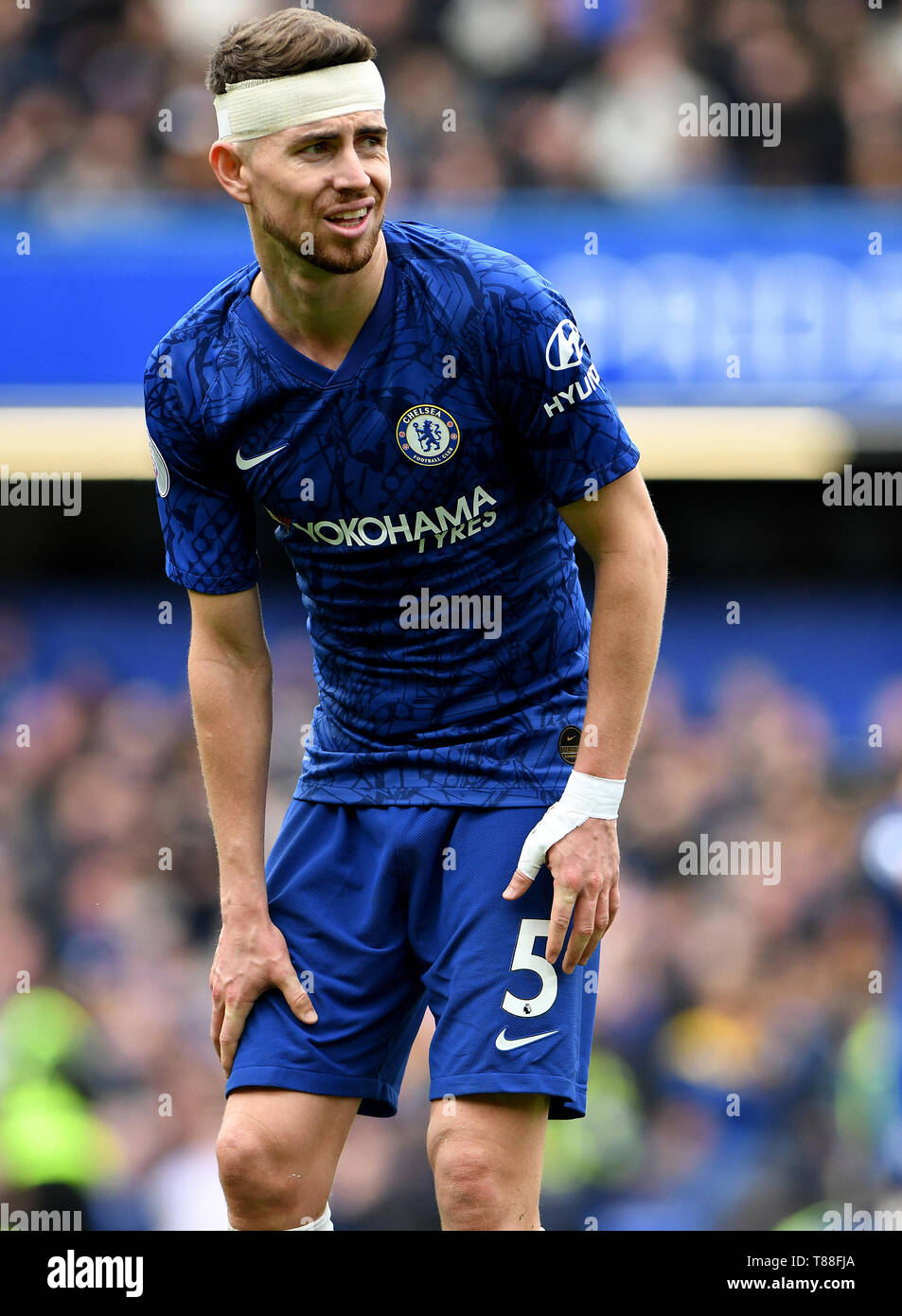 Jorginho di Chelsea - Chelsea v Watford, Premier League, Stamford Bridge, Londra - 5 maggio 2019 solo uso editoriale - DataCo restrizioni si applicano Foto Stock