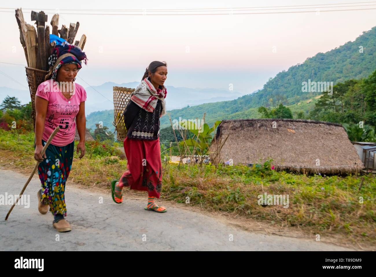 India, Arunachal Pradesh, Khetti Foto Stock