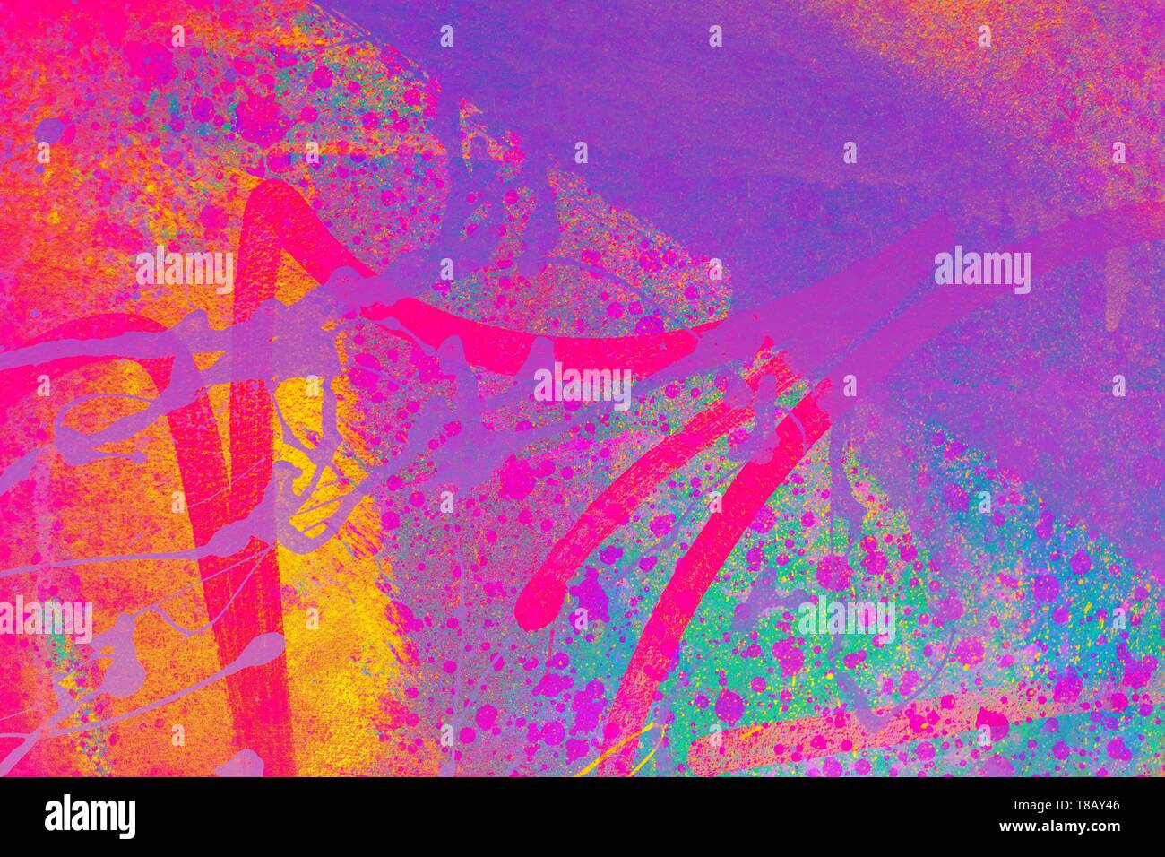 Graffiti, parete, sfondo, con una consistenza specifica, colore Foto Stock