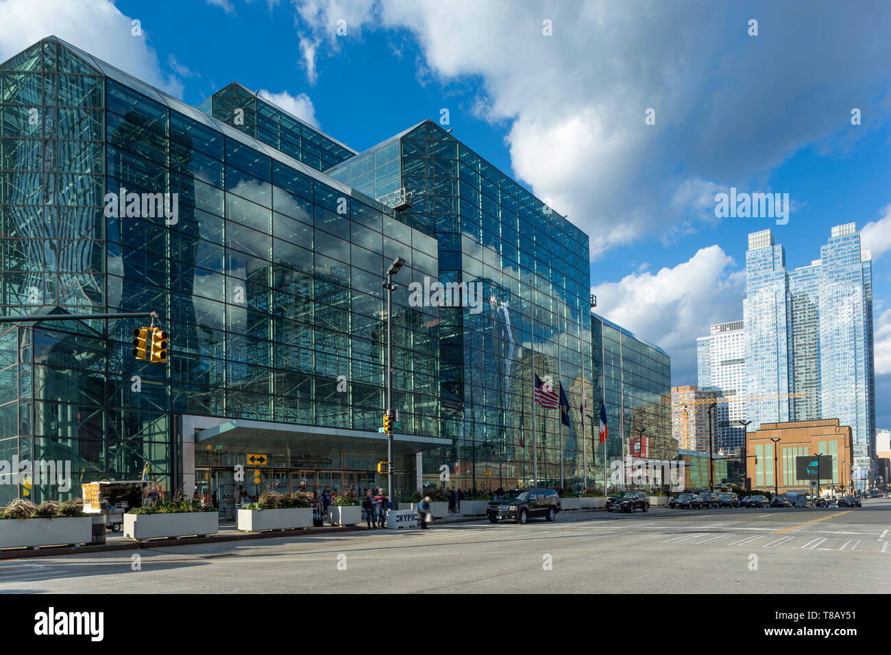 JACOB K Javits Convention Center (©JAMES INGO LIBERATI 1986) Undicesimo AVENUE MANHATTAN NEW YORK CITY USA Foto Stock