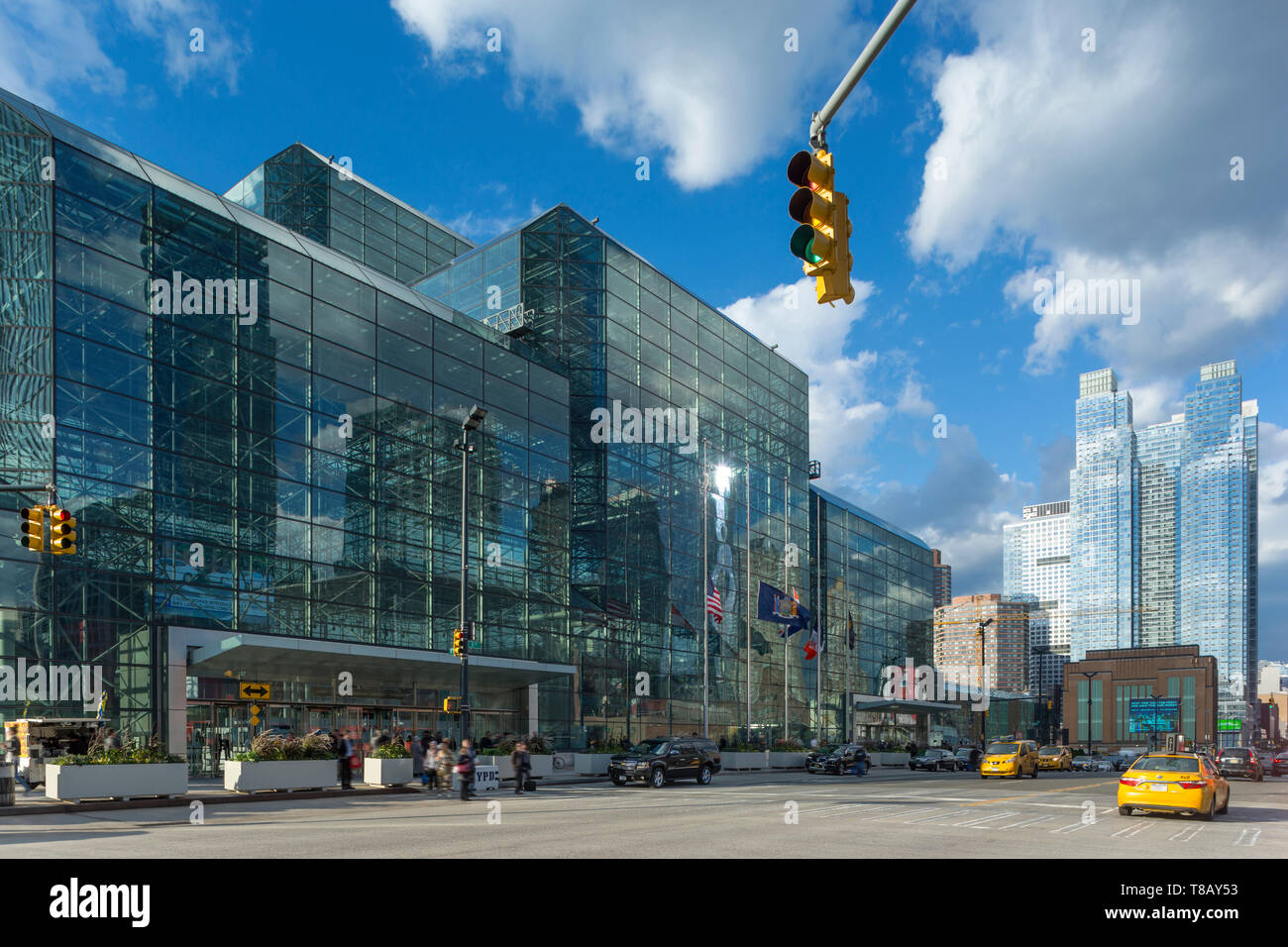 JACOB K Javits Convention Center (©JAMES INGO LIBERATI 1986) Undicesimo AVENUE MANHATTAN NEW YORK CITY USA Foto Stock