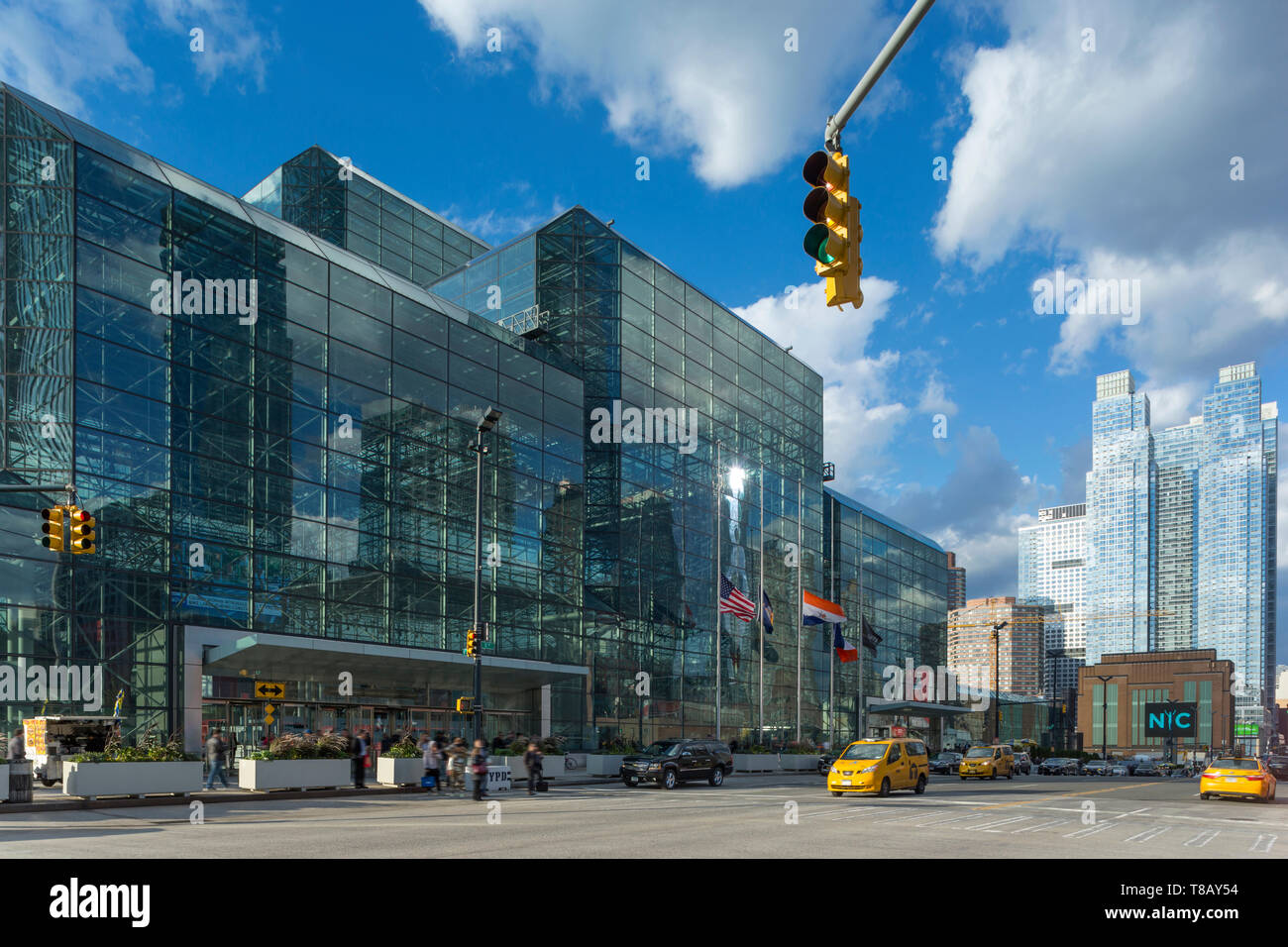 JACOB K Javits Convention Center (©JAMES INGO LIBERATI 1986) Undicesimo AVENUE MANHATTAN NEW YORK CITY USA Foto Stock