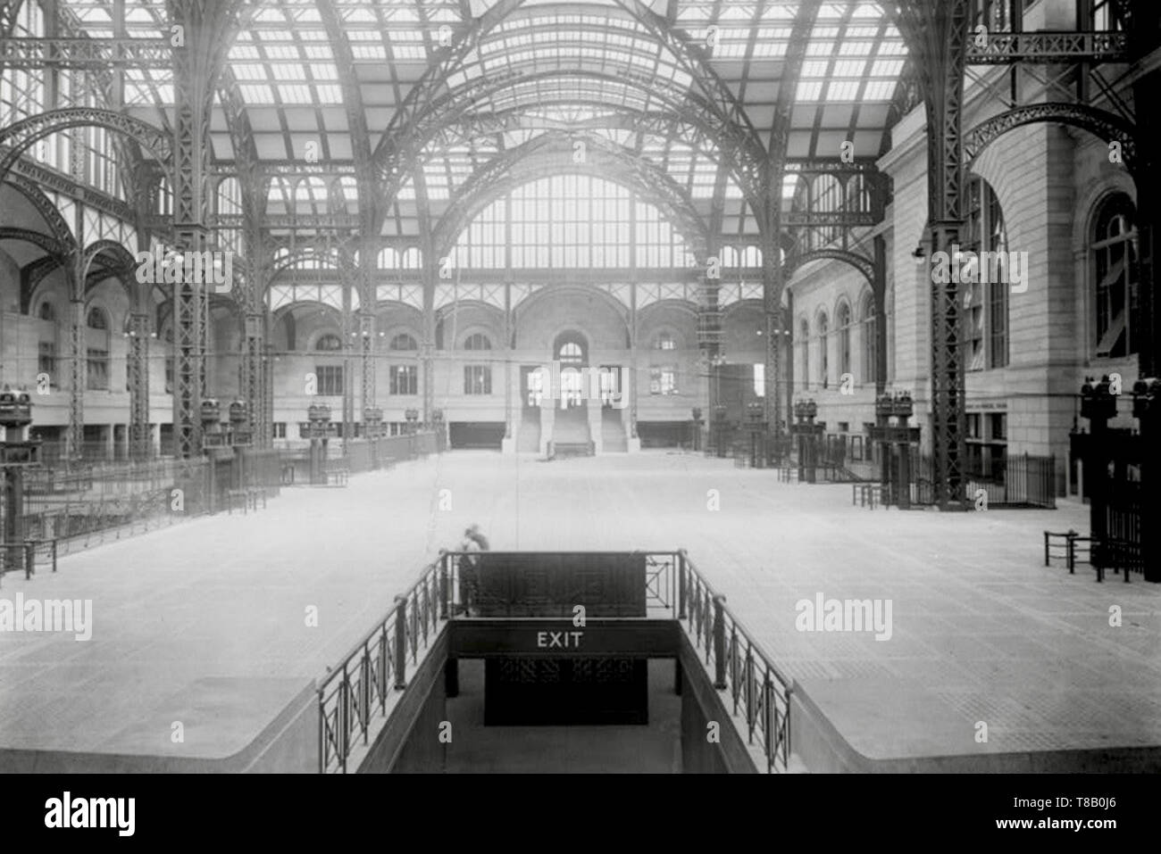 Stazione di Pennsylvania, atrio principale, New York 1906. Foto Stock