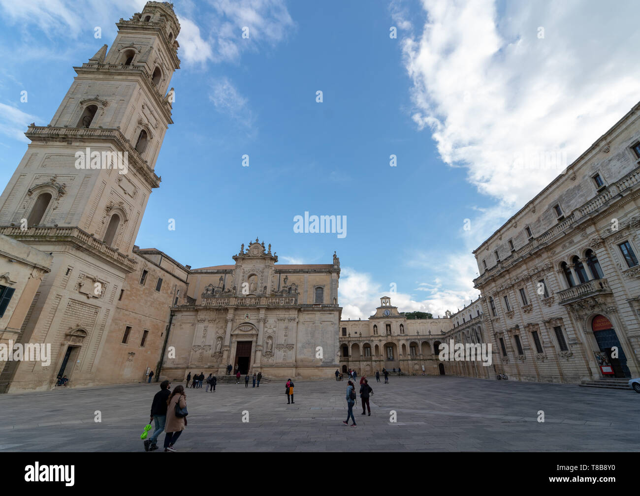 Lecce, Piazza del Duomo Foto Stock