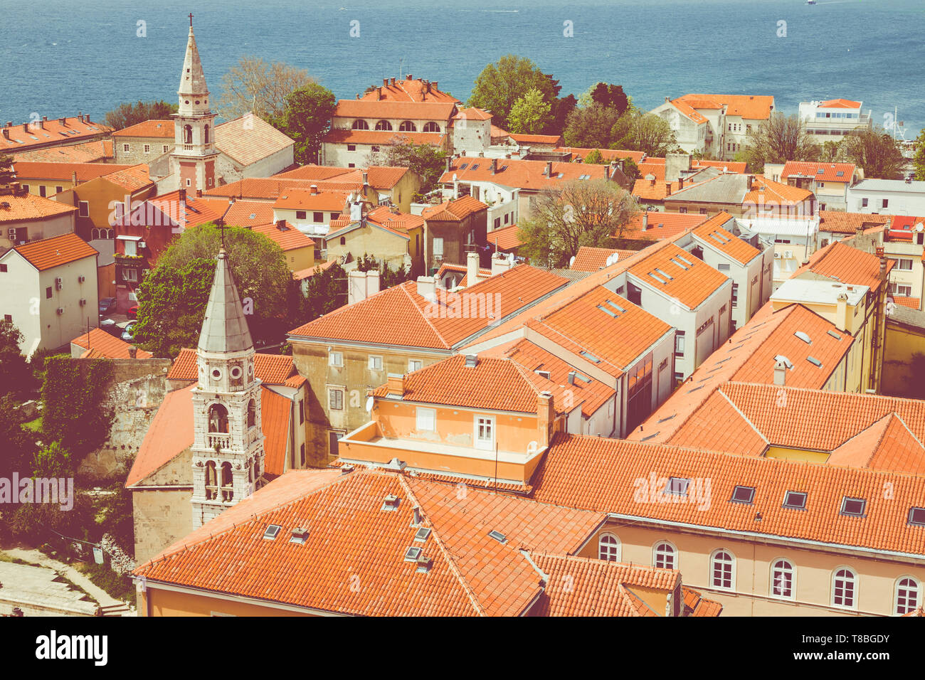 Centro storico di Zara al Mar Mediterraneo, Dalmazia, Croazia, Europa Foto  stock - Alamy