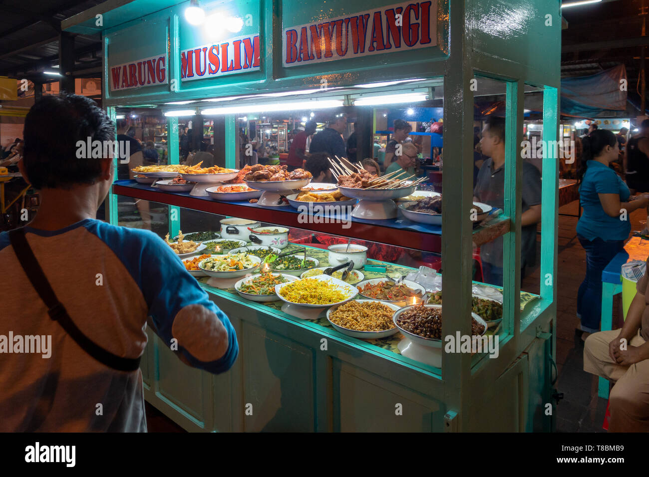 Sindhu Mercato: Paradiso per strada gli amanti del cibo di Sanur, Bali Foto Stock