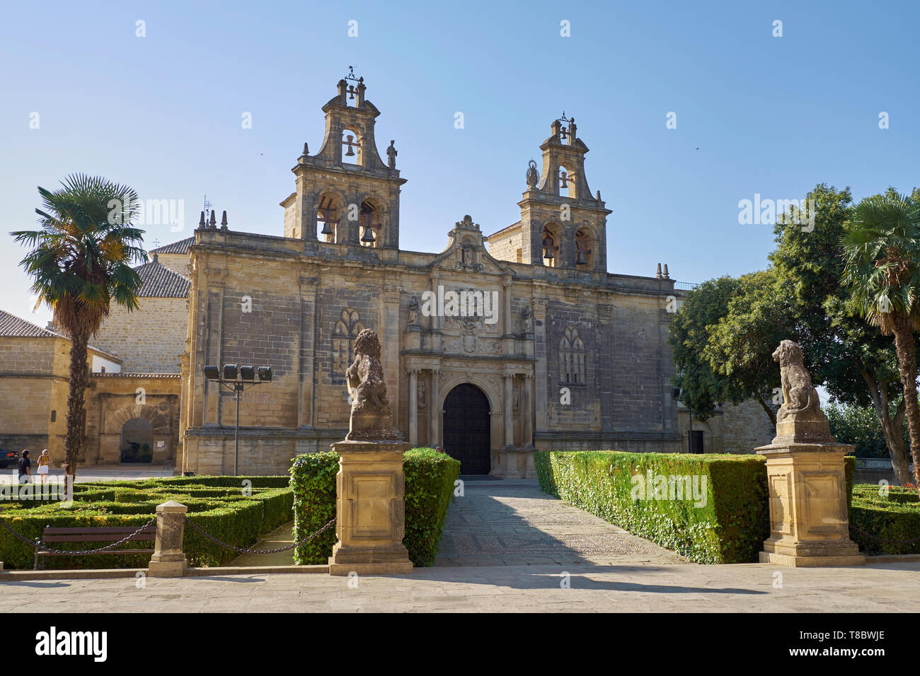 Basilica de Santa María de los Reales Alcázares. Ubeda Jaén, Andalusia, Spagna. Foto Stock