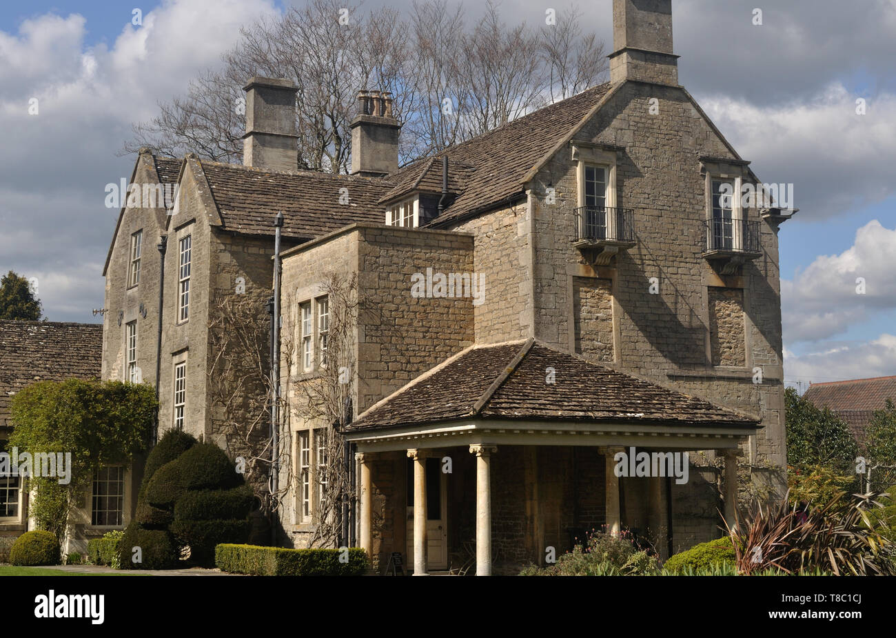 La casa presso i tribunali giardino, Holt, vicino a Bradford-on-Avon, Wiltshire Foto Stock