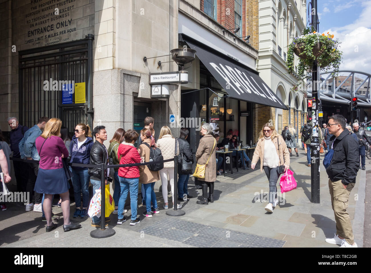Tim Siadatan e Giordania Freida la padella ristorante italiano, Southwark Street, London SE1, Regno Unito Foto Stock