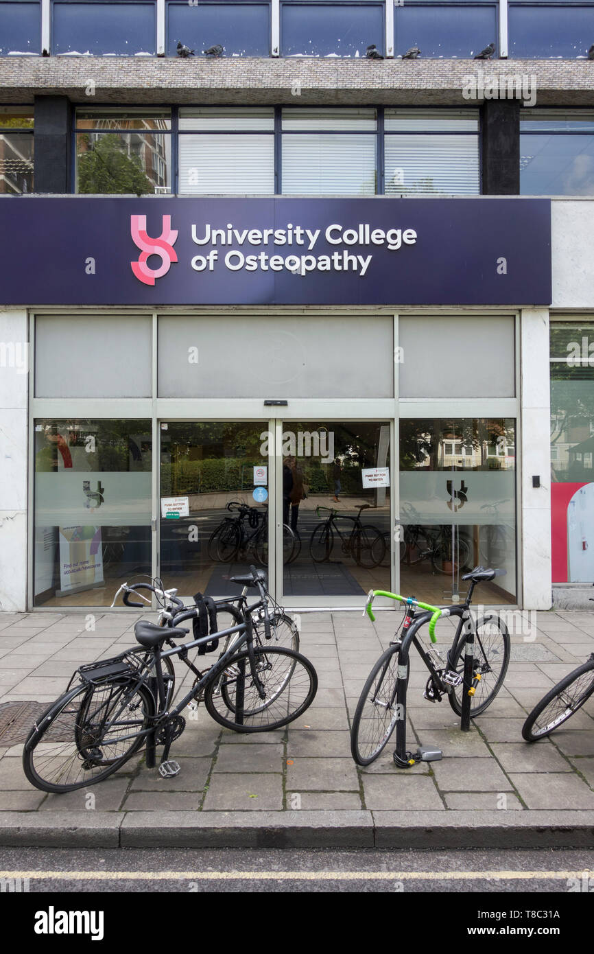 University College di osteopatia, Borough High Street, London, SE1, Regno Unito Foto Stock