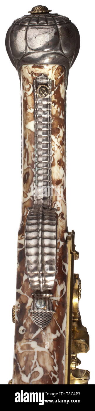 Piccole armi, pistole, flintlock pistola, Additional-Rights-Clearance-Info-Not-Available Foto Stock