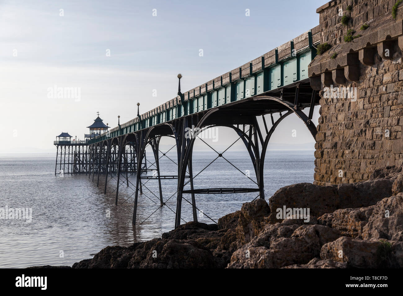 Clevedon Pier Foto Stock