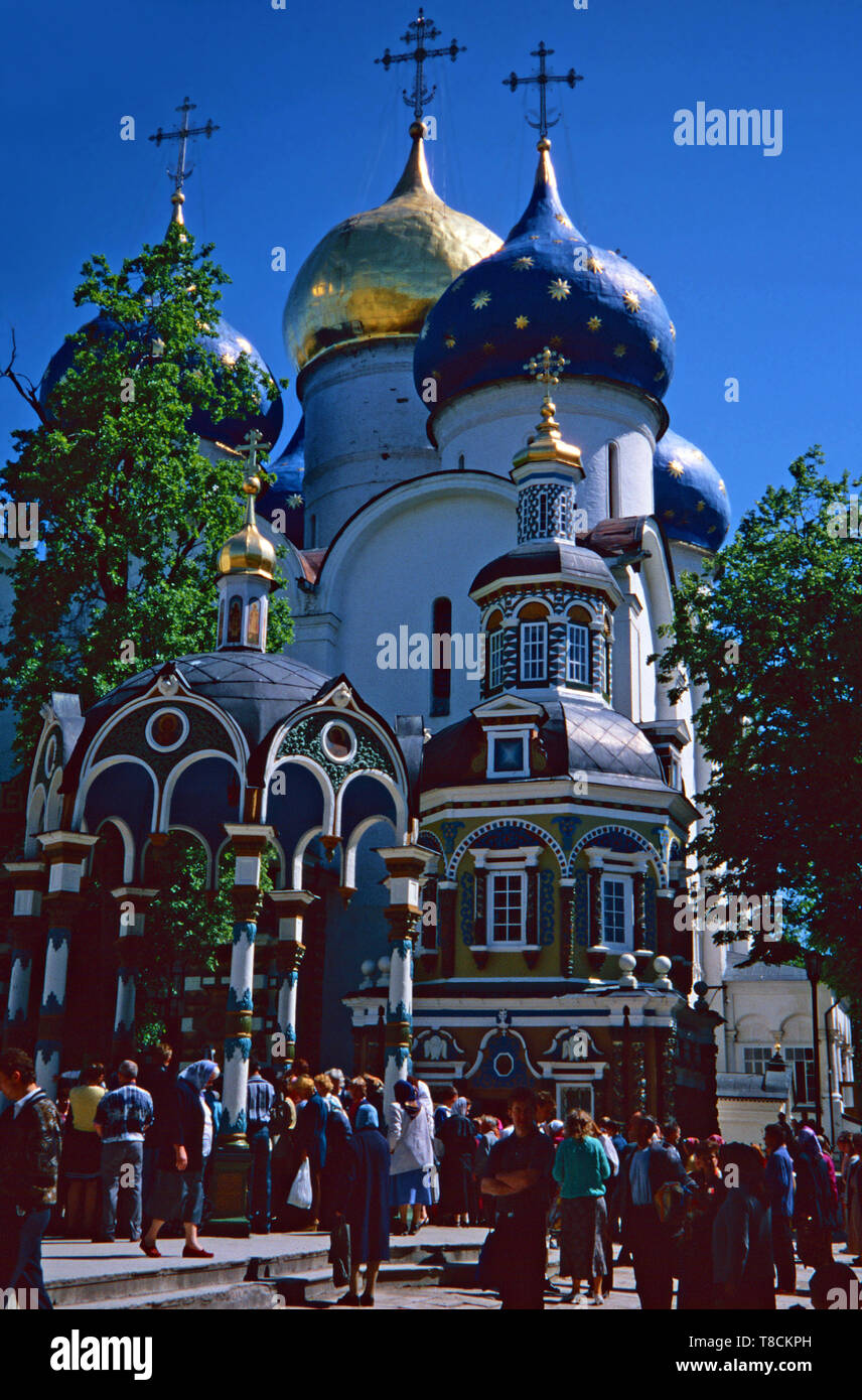 Lavra della Trinità di San Sergio,Sergiyev Posad,Russia Foto Stock