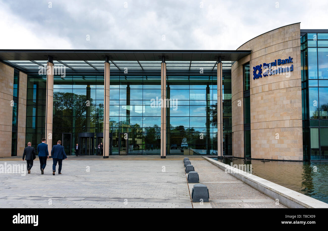 Royal Bank of Scotland (RBS) sede presso Gogar in Edimburgo, Scozia, Regno Unito Foto Stock