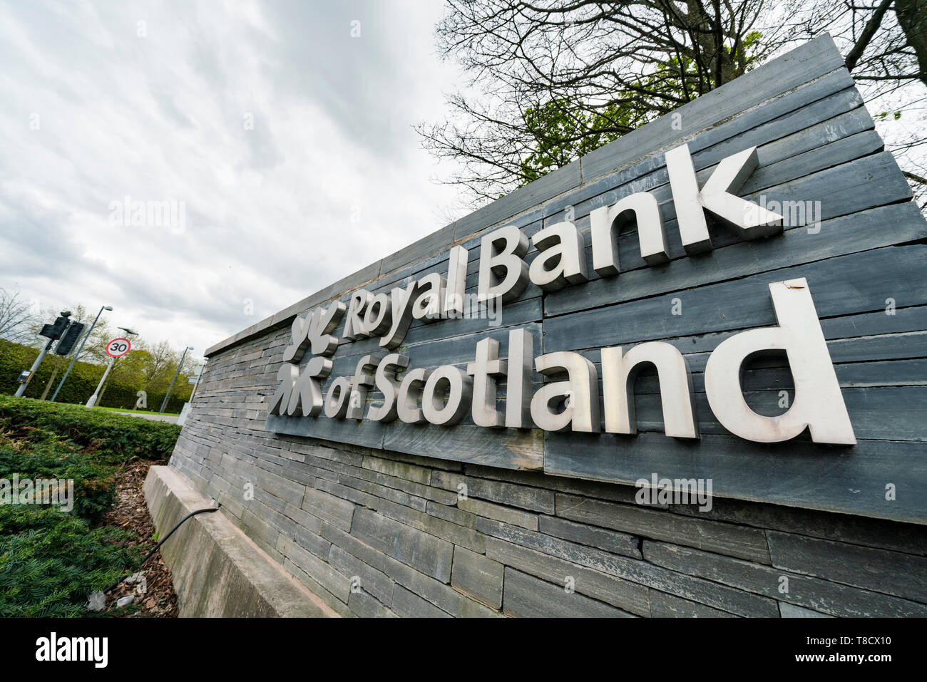 Royal Bank of Scotland (RBS) sede presso Gogar in Edimburgo, Scozia, Regno Unito Foto Stock