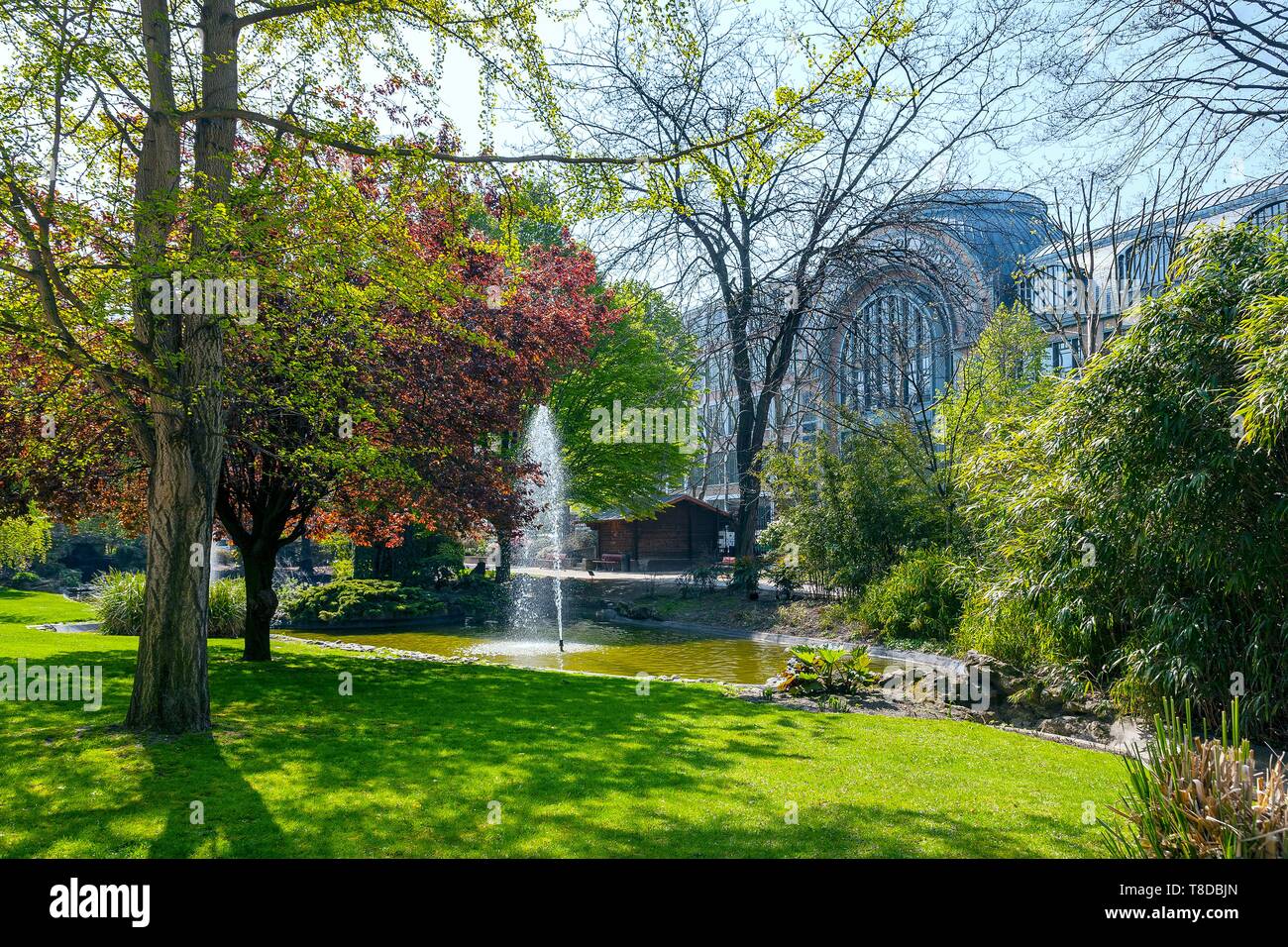 Francia, Hauts de Seine, Clichy, Roger Salengro Park Foto Stock