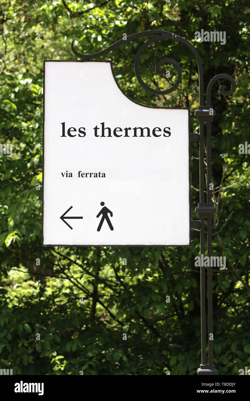 Les Thermes de Saint-Gervais. Saint-Gervais-les-Bains. Alta Savoia. Auvergne-Rhône-Alpi. Francia. Europa. Foto Stock