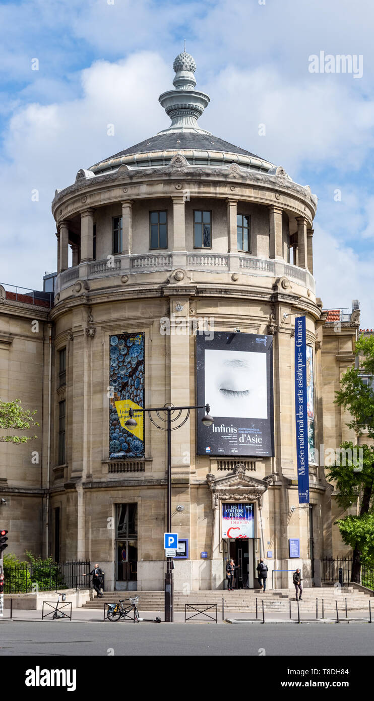 Musee Guimet ingresso - Parigi, Francia. Foto Stock