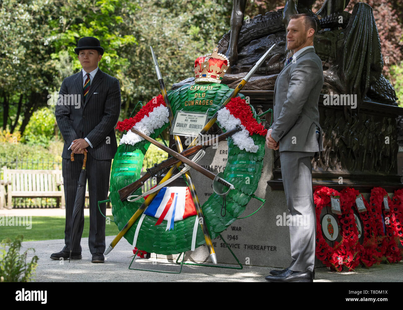 Hyde Park Londra, Regno Unito. Il 12 maggio 2019. La 95th cavalleria combinato di vecchi compagni di associazione parata annuale e del servizio avviene a Londra. Foto Stock