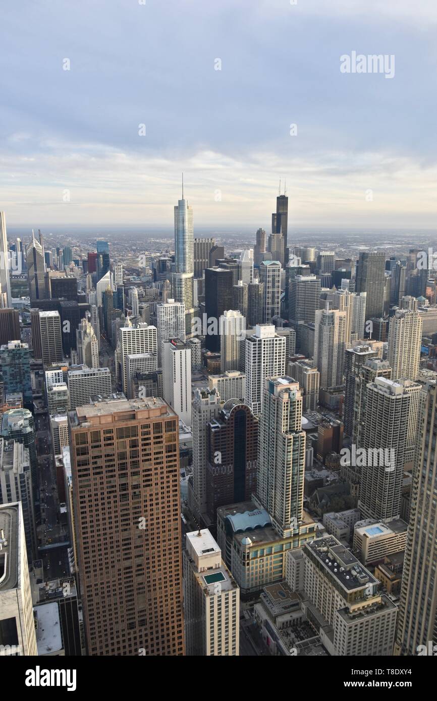 Trump International Hotel and Tower, Chicago, Illinois, Stati Uniti Foto Stock