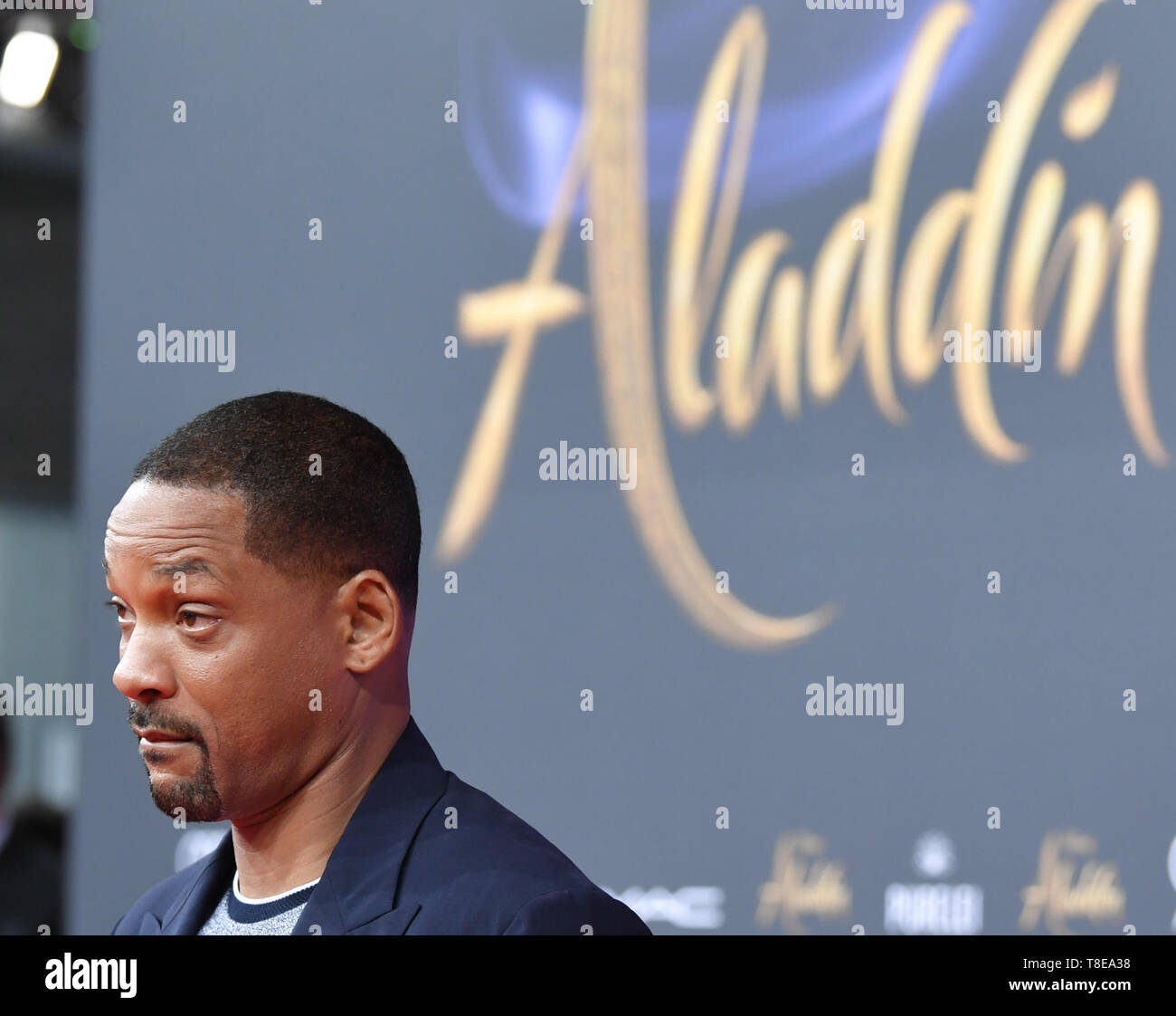 Berlino, Germania. 11 Maggio, 2019. Attore Will Smith in occasione del gala proiezione del film 'Aladdin' presso il cinema UCI Luxe Mercedes Square. Il film uscirà in tedesco cinema su 23.05.2019. Il nuovo film di Disney è un vero e proprio film di adattamento del 1992 cartoon dello stesso nome ed è basato sulla storia di Aladdin e la lampada magica da le fiabe di mille e una notte. Credito: Jens Kalaene/dpa-Zentralbild/dpa/Alamy Live News Foto Stock