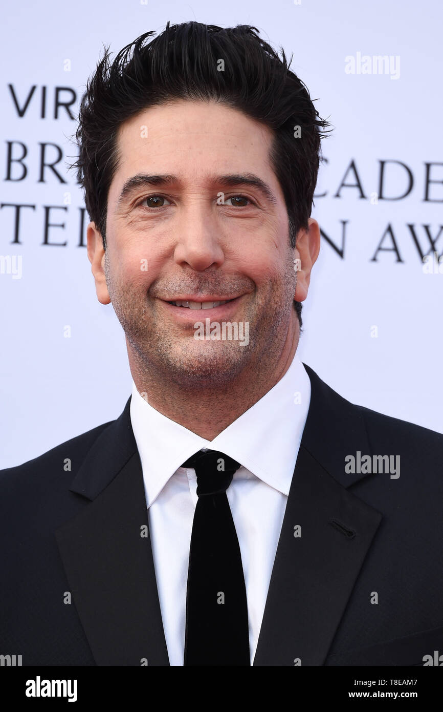 Londra, Regno Unito. 12 maggio 2019: David Schwimmer in arrivo per il BAFTA TV Awards 2019 presso la Royal Festival Hall di Londra. Immagine: Steve Vas/Featureflash Foto Stock