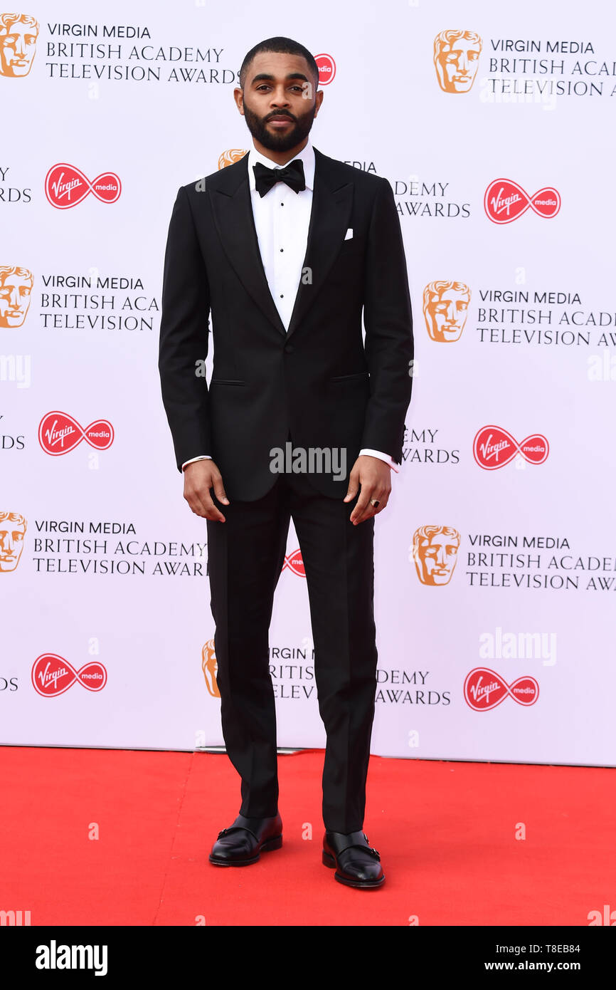 Londra, Regno Unito. Il 12 maggio 2019. Londra, Regno Unito. 12 maggio 2019: Anthony Welsh in arrivo per il BAFTA TV Awards 2019 presso la Royal Festival Hall di Londra. Immagine: Steve Vas/Featureflash Credito: Paul Smith/Alamy Live News Foto Stock