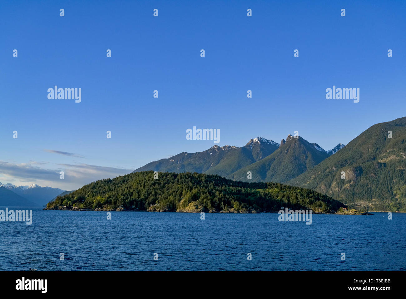 Bowyer Isola, Howe Sound, British Columbia, Canada Foto Stock