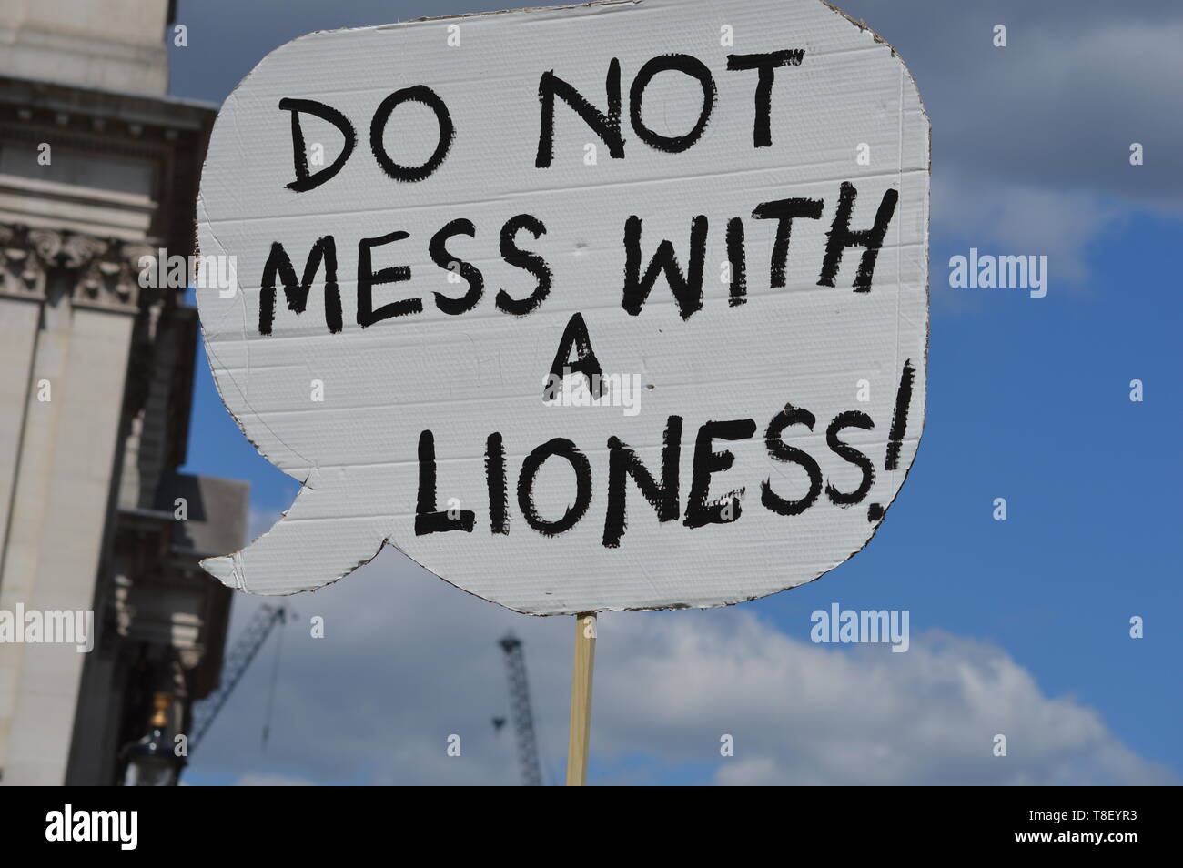 Londra, Regno Unito. 12 maggio 2019. Migliaia di persone partecipano a una marcia organizzata da madri Rise Up, e sostenuta da Extinction Rebellion. Foto Stock