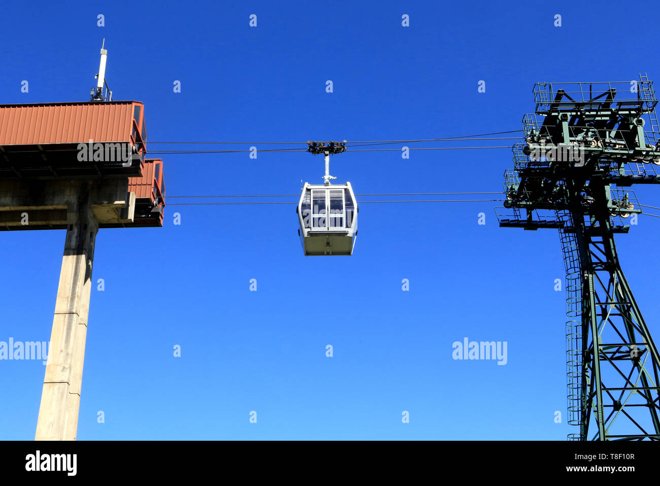 Téléphérique. Le Bettex. Saint-Gervais-les-Bains. Foto Stock