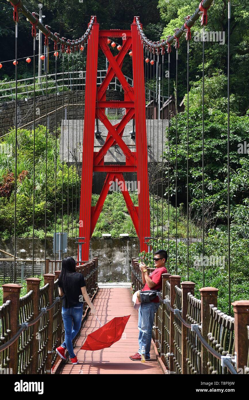 Repubblica di Cina, Taiwan, Wulai Foto Stock