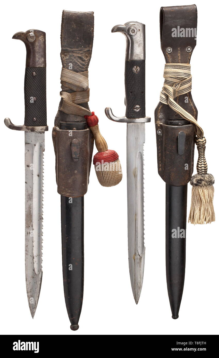 Armi, coltelli, pugnale, secolo XIX, Editorial-Use-solo Foto Stock