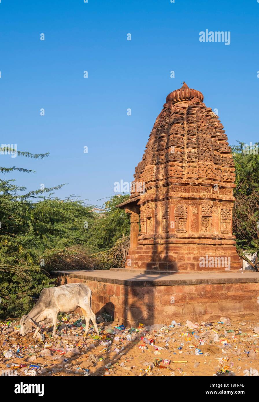 India Rajasthan, Osiyan (o Osian), il gateway per il deserto di Thar, Harihara templi dei secoli VIII e IX Foto Stock