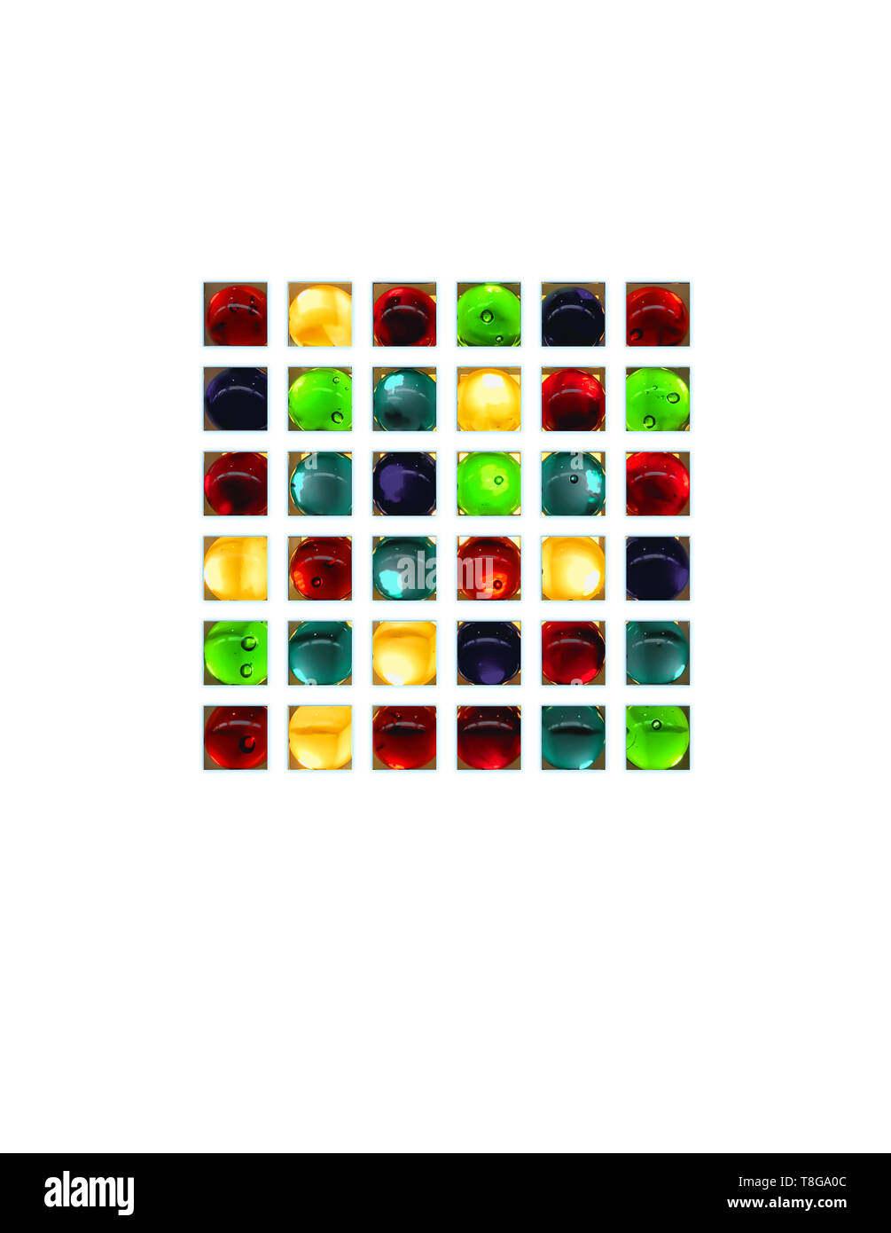 Quadrati e cerchi colorati sfondo astratto immagini e fotografie stock ...