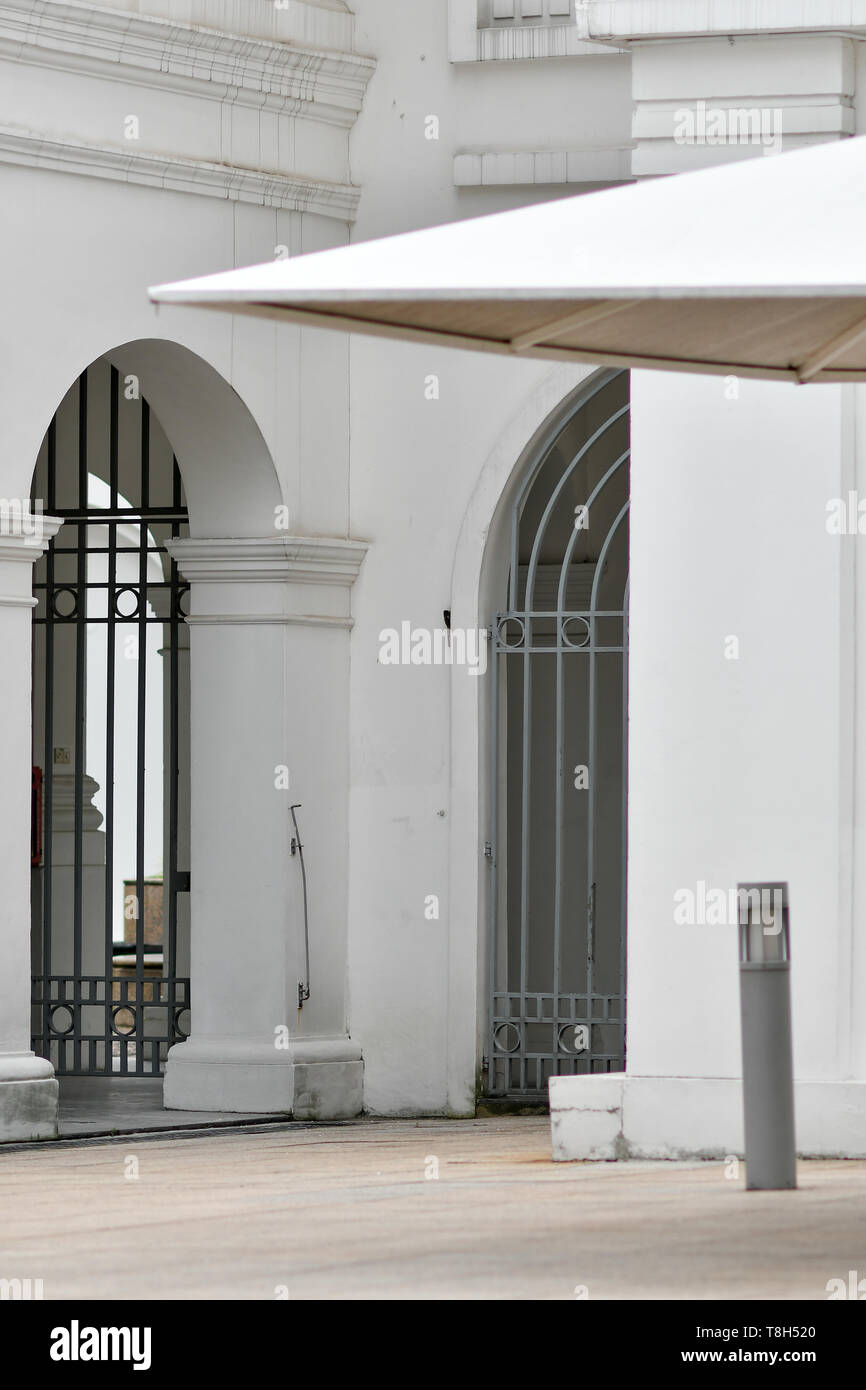 L'architettura di Penang riflette i 171 anni di presenza britannica sull'isola, coalescenza con locale, cinese, indiano, islamico e altro elemento Foto Stock