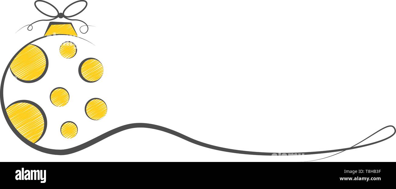 Pallina di natale vettore Illustrazione Vettoriale